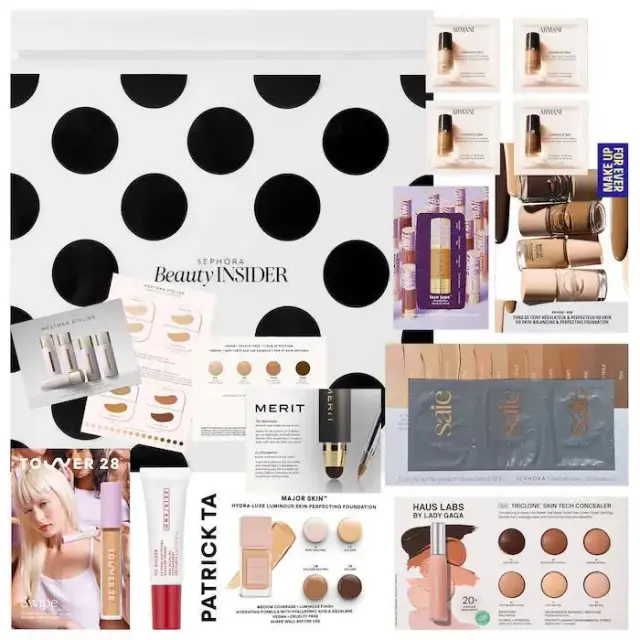 Набор от Sephora с тональными и консиллерами пробники — Batumi — 40 ₾