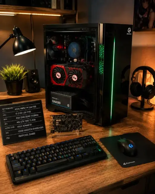 Продаётся бюджетный компьютер.COMP.PC.ПК.Работает идеально.Для офиса и слабеньких игр.Цена 450 лар. — Батуми — 450 ₾