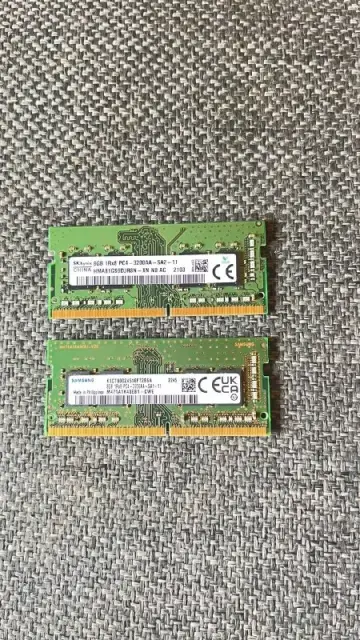 Продам одну из двух ноутбучных планок оперативной памяти — любую. DDR-4 3200 SO-DIMM Samsung 8гб 15 — Batumi — 150 ₾