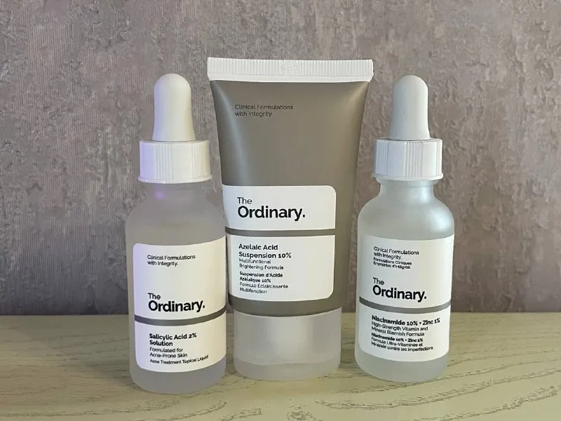 Salicylic Acid 2% Solution, Azelaic Acid Suspension 10%, Niacinamide 10% + Zinc 1%