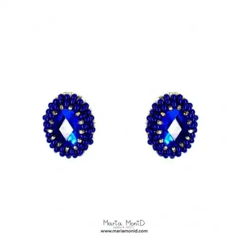 Серьги-гвоздики «Сапфир» — Тбилиси — 134 ₾