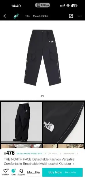 Непромокаемые штаны The North Face — Батуми — 180 ₾