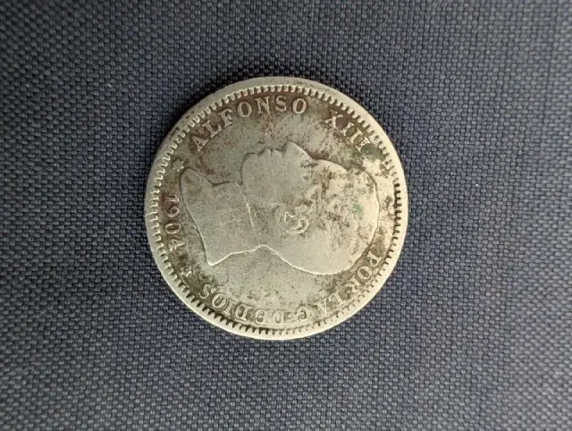 Испанская песета 1904 года — Тбилиси — 50 ₾