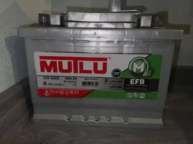 Аккумулятор Mutlu EFB 12V 63Ah 600A (Start-Stop) — Батуми — 200 ₾