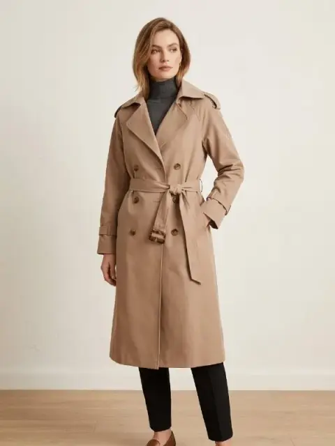 Бежевый тренч — Батуми — 70 ₾