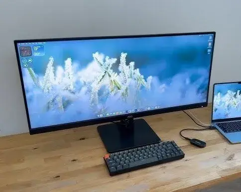 2k 34» 100hz монитор ультраширокий ultrawide AOC — Батуми — 650 ₾