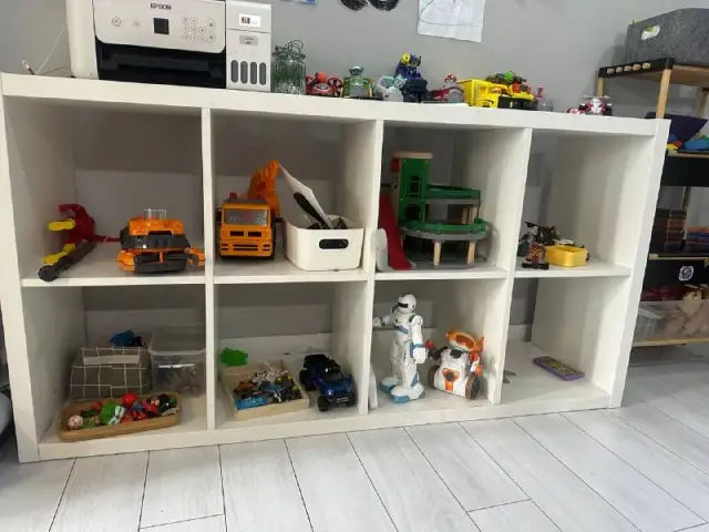 Белый стеллаж на 8 ячеек (IKEA KALLAX / Каллакс) — Батуми — 90 ₾
