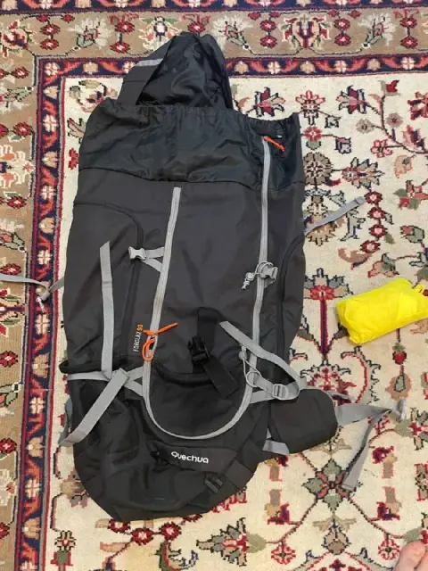 Походный рюкзак 90 литров с чехлом от дождя quechua forclaz 90 — Tbilisi — 230 ₾