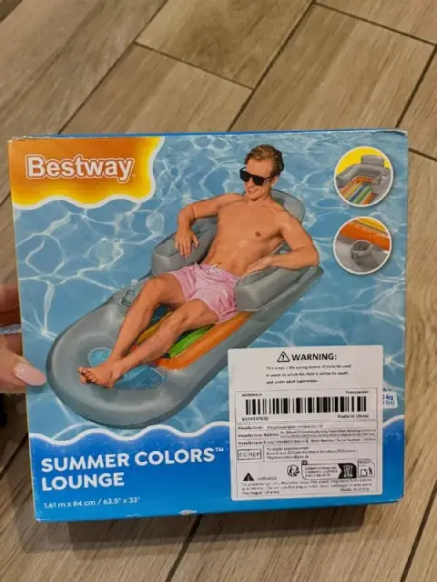 Надувной матрас-шезлонг Bestway + насос — Тбилиси — 70 ₾