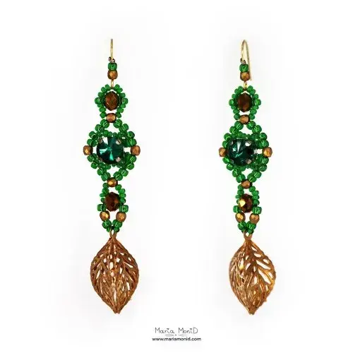 Серьги «Gold leaf» — Tbilisi — 145 ₾