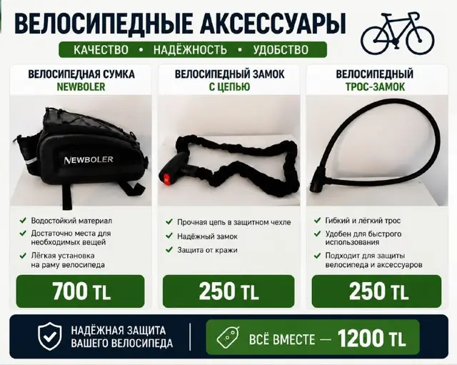 Велосипедная сумка NEWBOLER — Анталия — 700 ₺