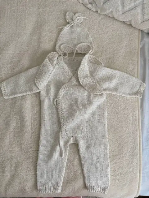 Вязаный комплект для новорождённого — Анталия — 850 ₺