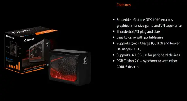 AORUS GTX 1070 Gaming Box — Батуми — 550 ₾
