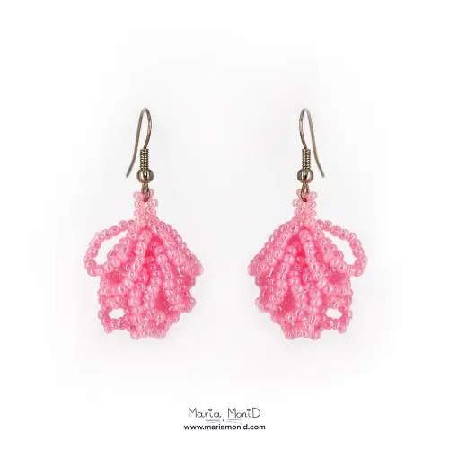 Серьги «Розовая бахрома» — Батуми — 33 ₾