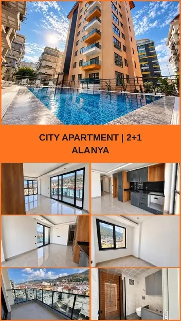 НОВАЯ РЕЗИДЕНЦИЯ 2+1 В ЦЕНТРЕ АЛАНЬИ — Анталия — 142 000 €