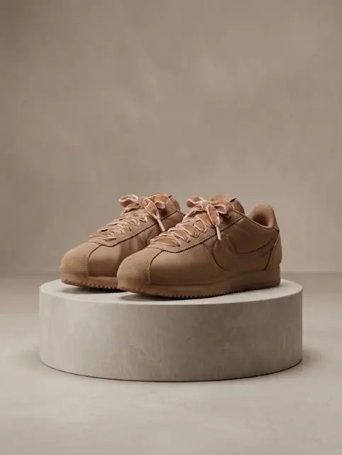 Nike Cortez коричневый бархатные шнурки замшевые вставки — Батуми — 170 ₾