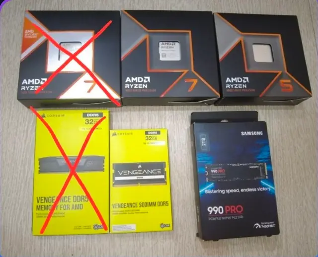 AMD RYZEN 7 9800X3D 8-Core, 16-Thread — Батуми — 1 350 ₾