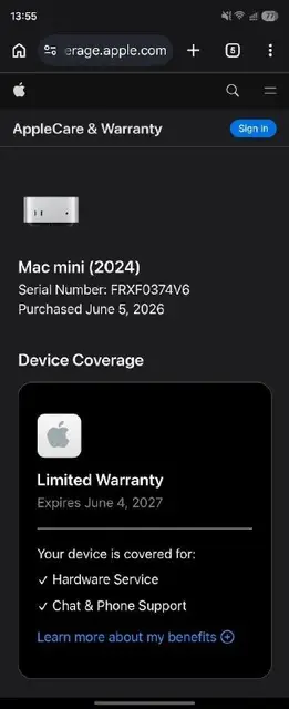 Apple Mac Mini M4 Desktop Computer — Ереван — 319 000 ֏
