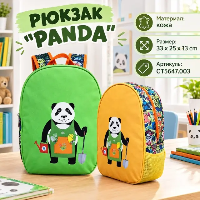 РЮКЗАК ''PANDA'' — Стамбул — 5 $