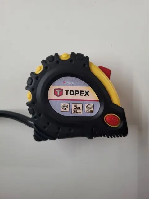 Рулетка TOPEX (5 м × 25 мм) — Батуми — 20 ₾