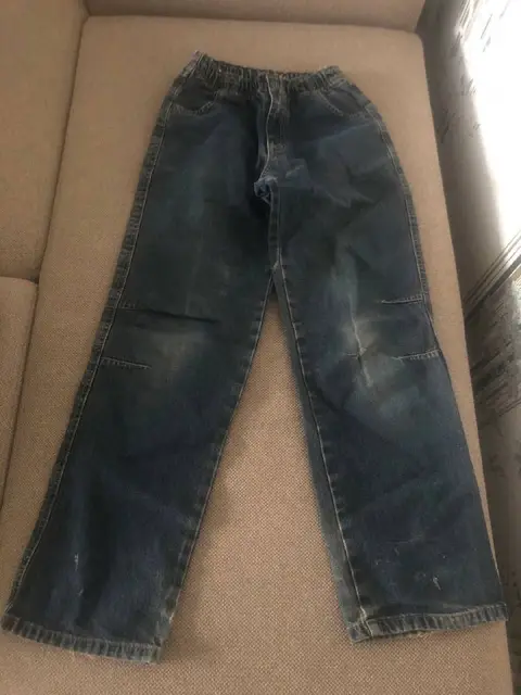 Джинсы 38 размер пояс на резинке, свободные — Батуми — 10 ₾