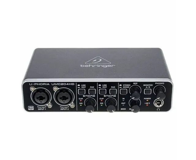 Аудиокарта Behringer U-Phoria UMC204HD — Тбилиси — 3 200 ₾
