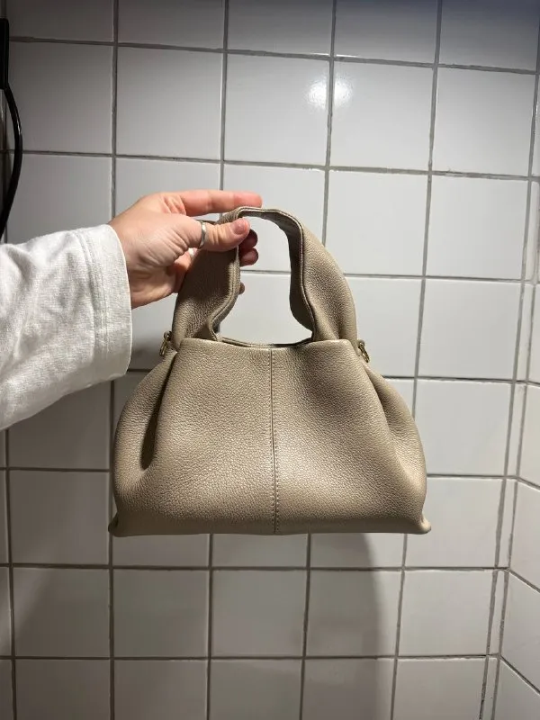 Сумка Polene Numéro Neuf Mini — Textured Taupe