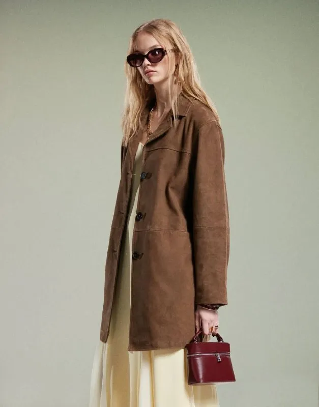 Замшевая куртка ASOS DESIGN