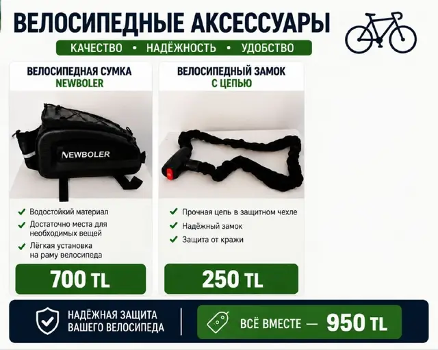 Велосипедная сумка NEWBOLER — Анталия — 700 ₺