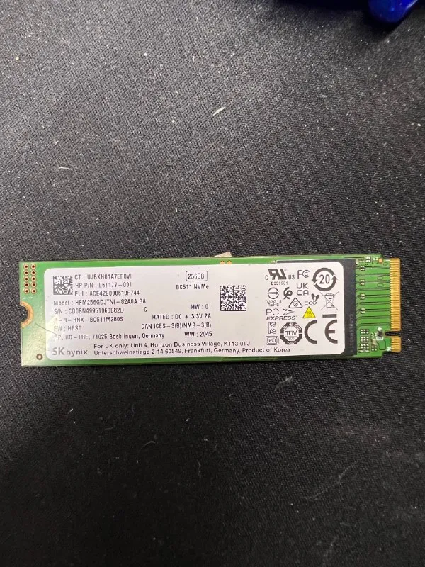 SSD SK hynix BC511 256GB M.2 NVMe