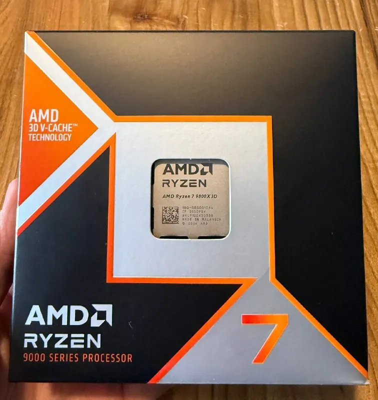 Процессор Ryzen 9800X3D Box