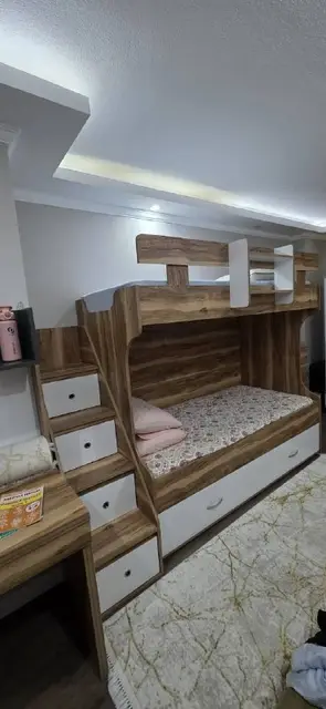 Кровать двухъярусная с матрасами — Анталия — 7 000 ₺