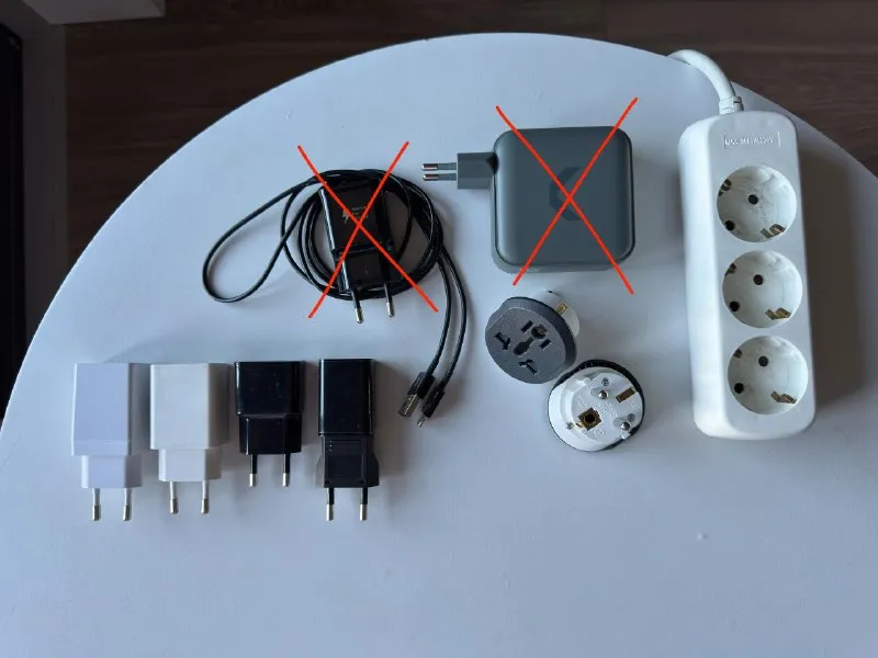 Блоки USB-A (4 шт и переходник)