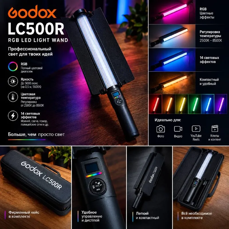 Godox LC500R RGB LED