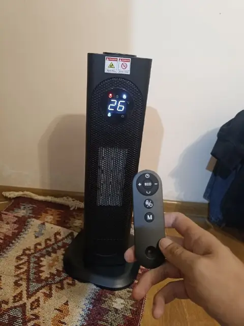 Напольный керамический тепловентилятор колонного типа — Batumi — 150 ₾