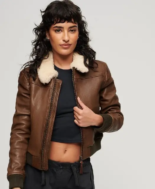 БОМБЕР-КУРТКА КОЖАНАЯ УТЕПЛЕННАЯ UNISEX — Тбилиси — 295 ₾