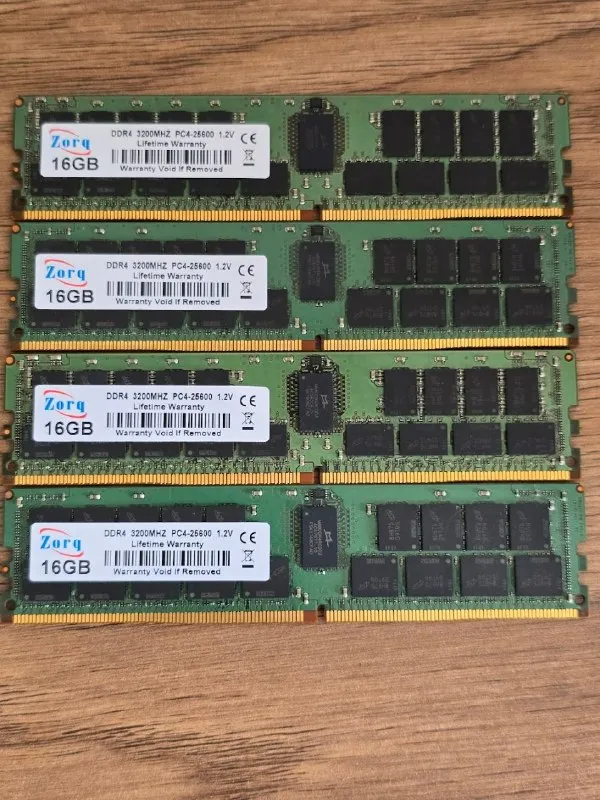 4×16GB DDR4 ECC 3200MT/s