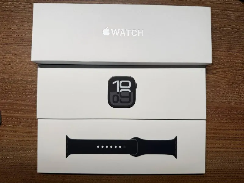 Apple Watch series 10 GPS aluminum 42 mm jet black