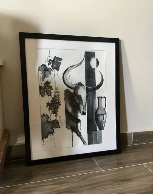 Картина акварель — Tbilisi — 500 ₾
