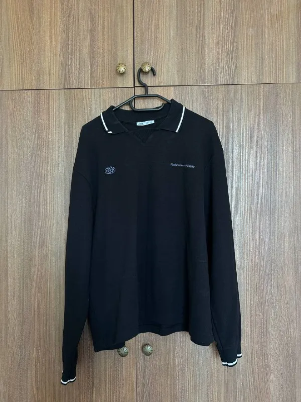 Черный джемпер Zara
