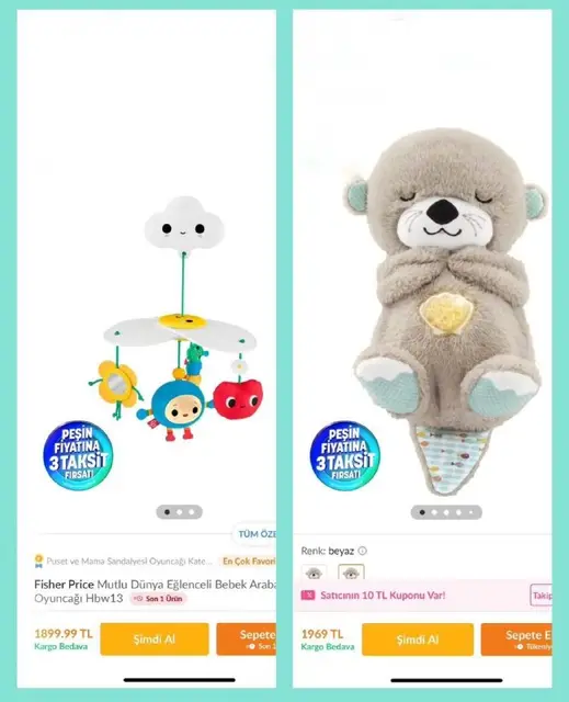 Игрушки фишер прайс — Анталия — 1 500 ₺