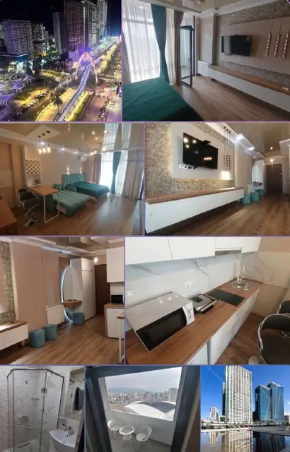 Уютная студия с видом на Аллею Героев — Batumi — 450 ₾