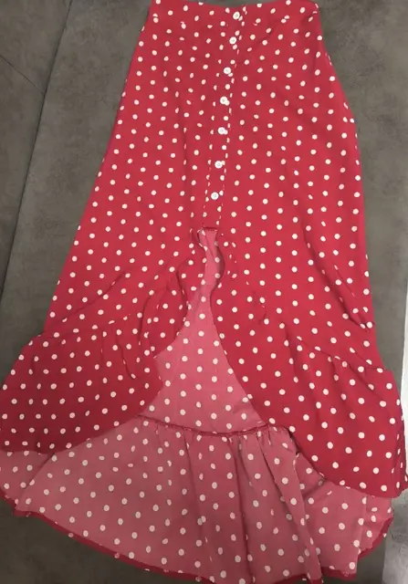 Юбка + топ, красный горошек — Батуми — 30 ₾