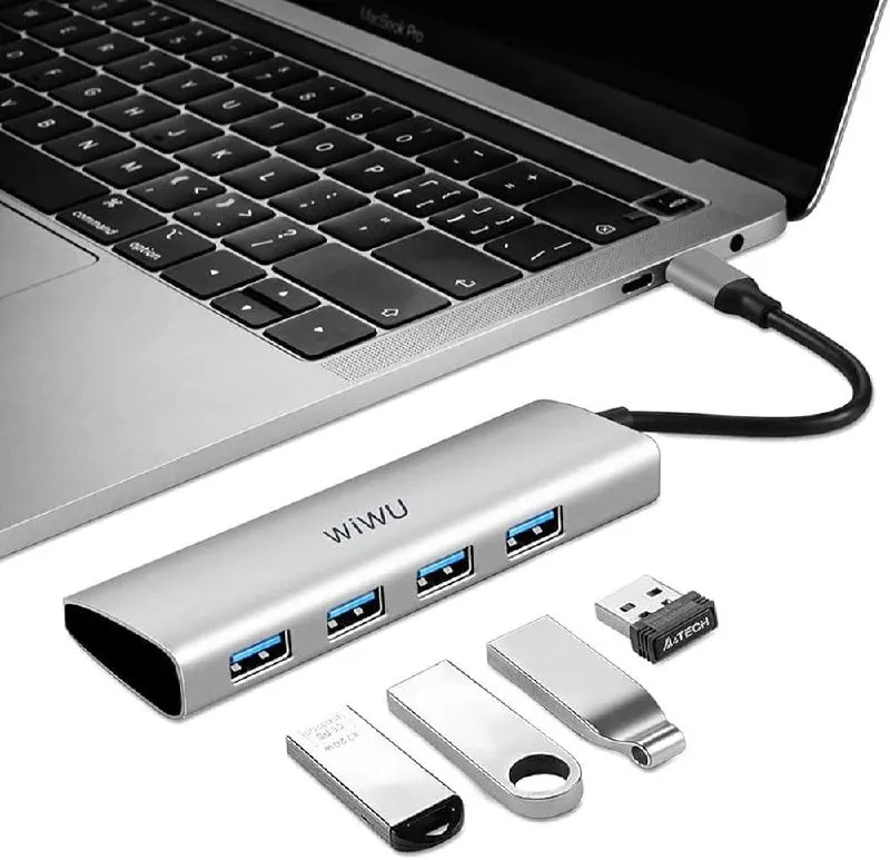WIWU Alpha 4-in-1 USB-C Hub A440G