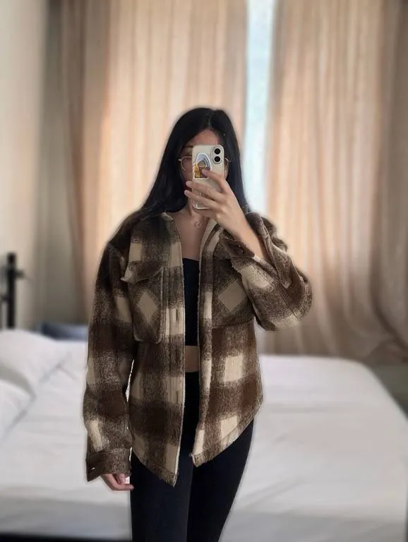 Клетчатая куртка River Island размер М-L унисекс