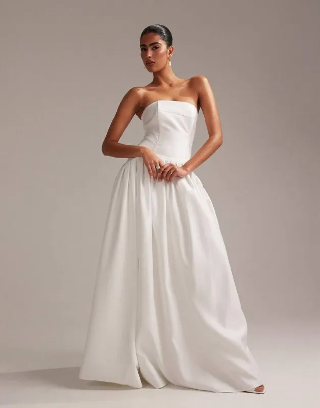ASOS BRIDAL вышитое свадебное мини-платье