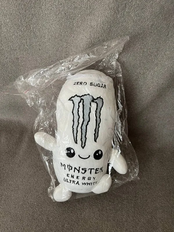 Мягкая игрушка Monster Energy Ultra White