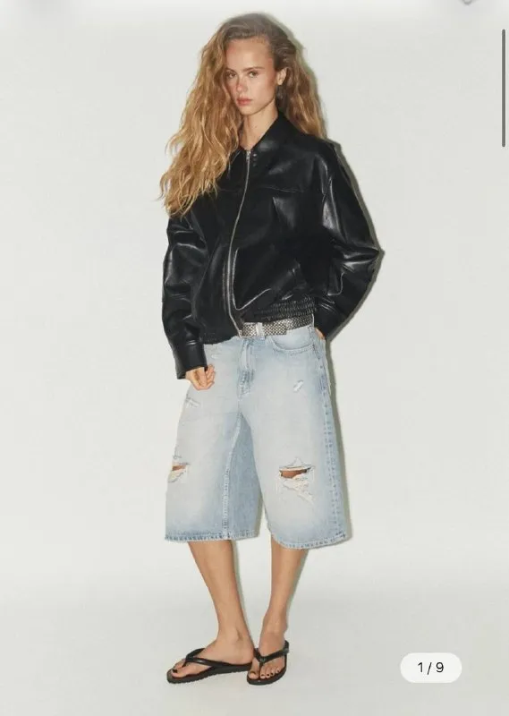 ZARA OVERSIZED BOMBER