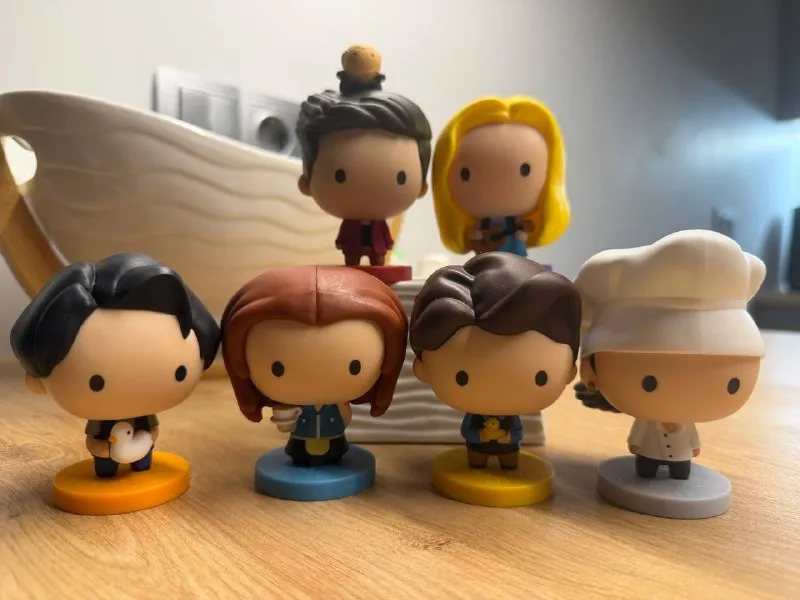 Полный набор из 6 коллекционных фигурок по сериалу «Друзья»