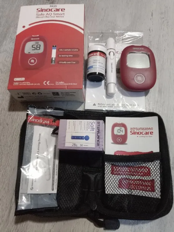 Глюкометр Sinocare Safe AQ Smart